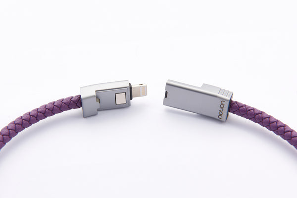 NILS 2.0 Cable - Joker Purple // Matte Silver