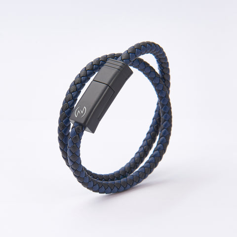 NILS 2.0 Cable - Nebula Blue // Matte Black